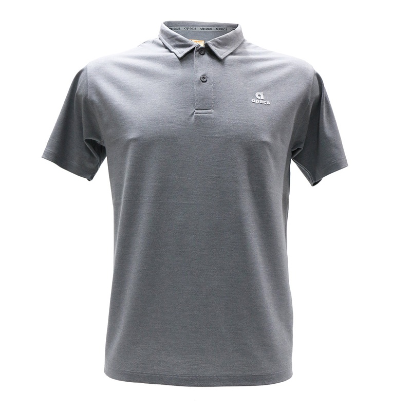 Apacs Cotton Polo Shirt (AP012) – Light Grey