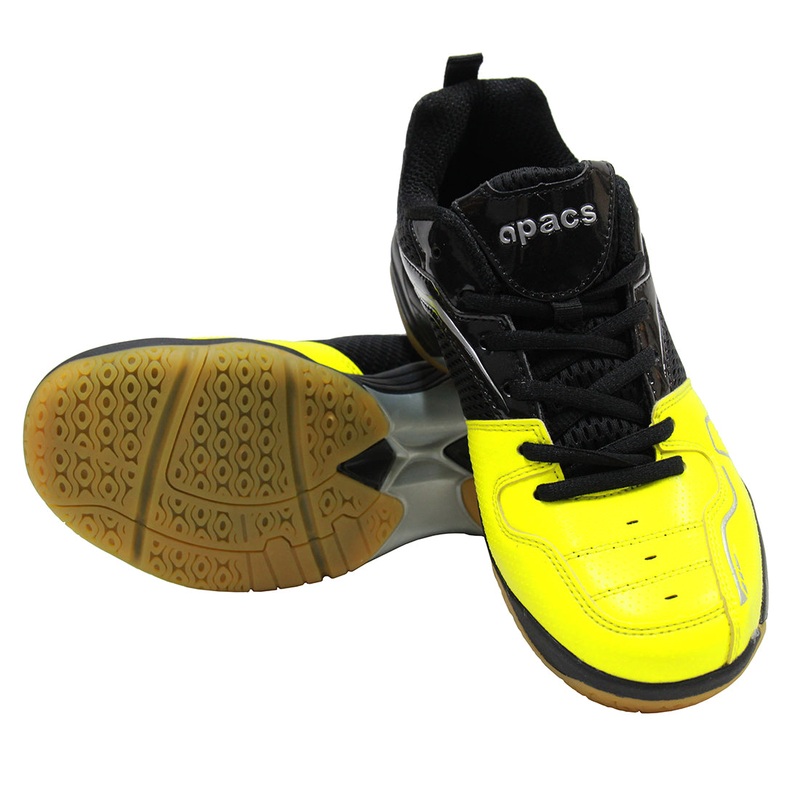 Apacs CP082 Shoe – Black/Yellow