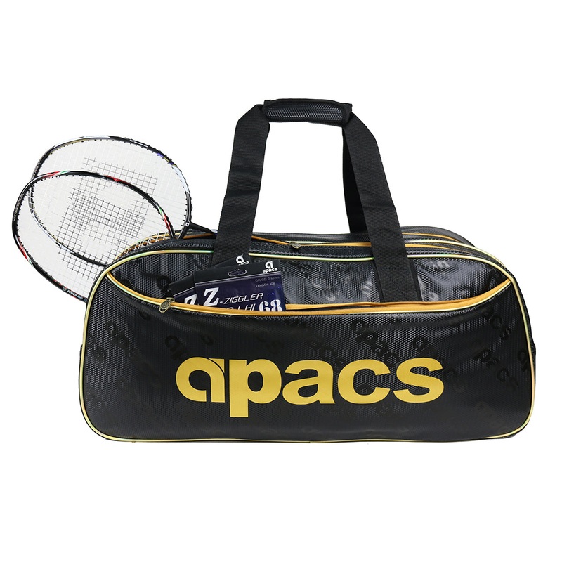Apacs Double Compartment Holdall – Gold/Black