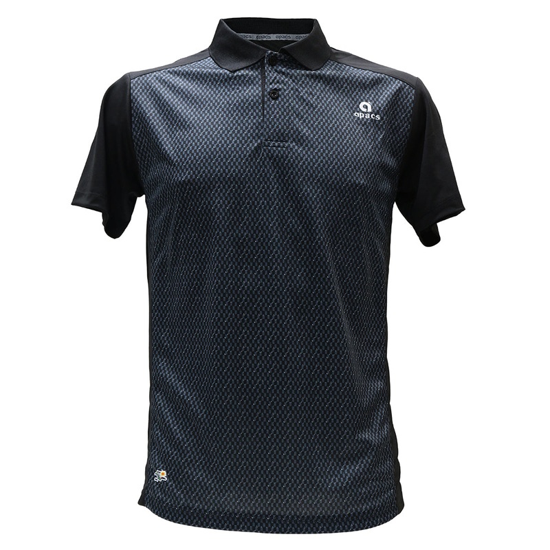 Apacs Dry-Fast Collared Shirt (AP13006) – Black