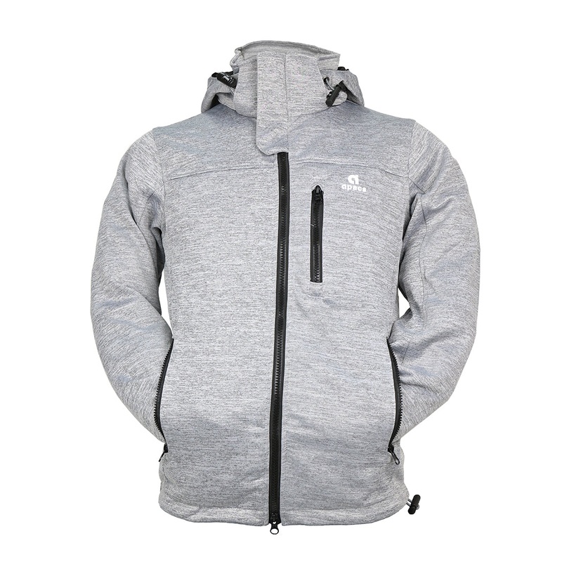 Apacs Hoodie Jacket (AP500) – Light Grey