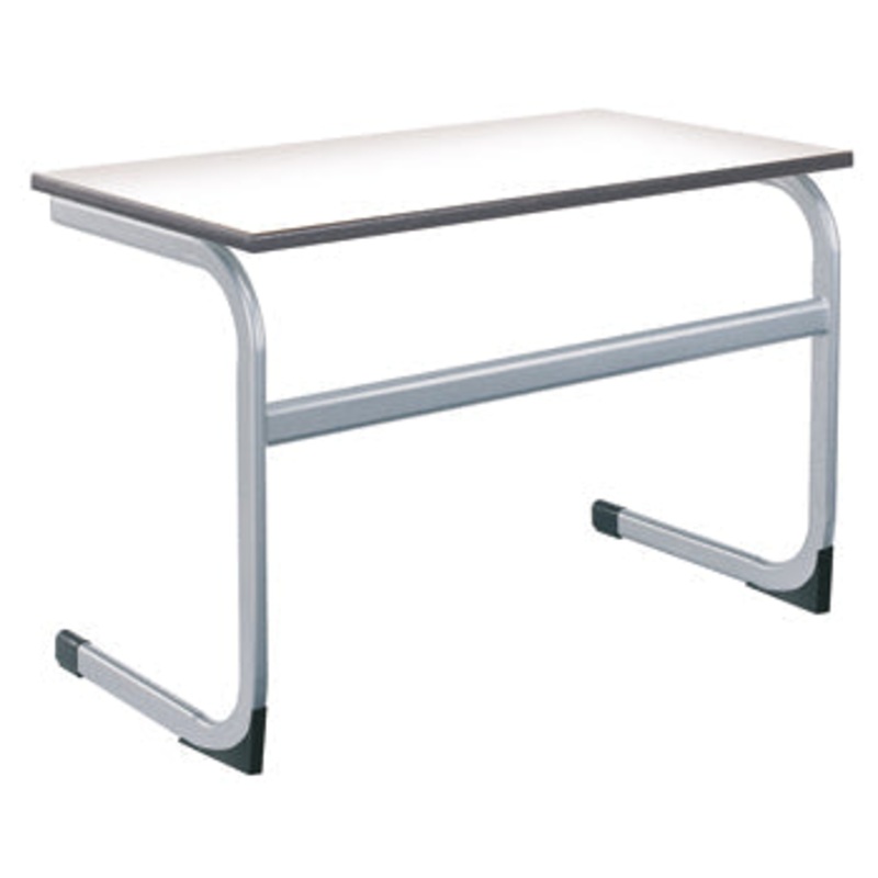 EURO TABLES, DOUBLE, Sizemark 2 – 530mm height, Light Grey