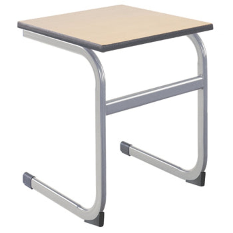 EURO TABLES, SINGLE, Sizemark 4 – 640mm height, Light Grey