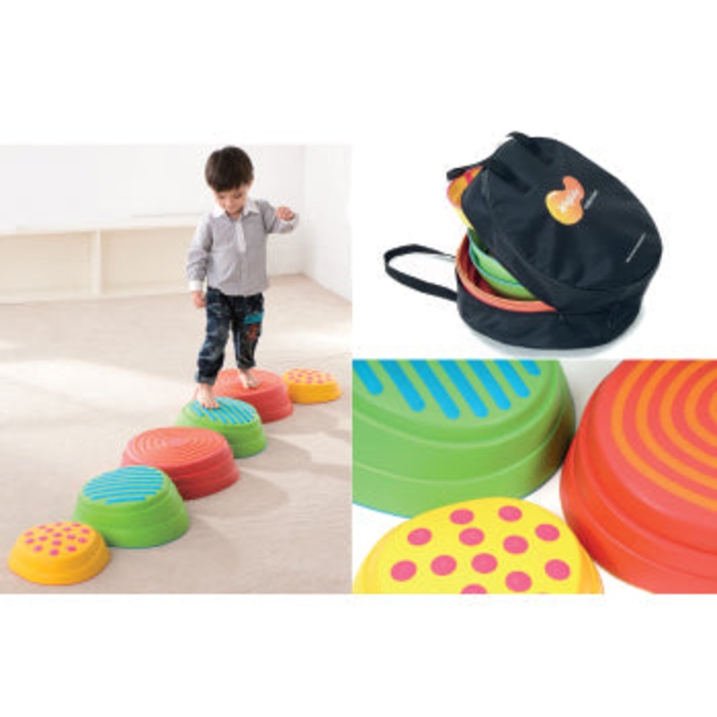 CHILDREN’S COORDINATION, WEPLAY, Rainbow River Stone, Age 2+, Set