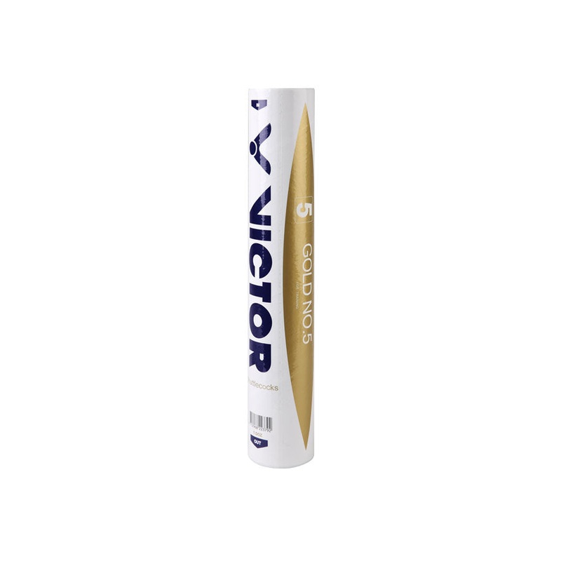 VICTOR Gold No 5 Feather Badminton Shuttlecock
