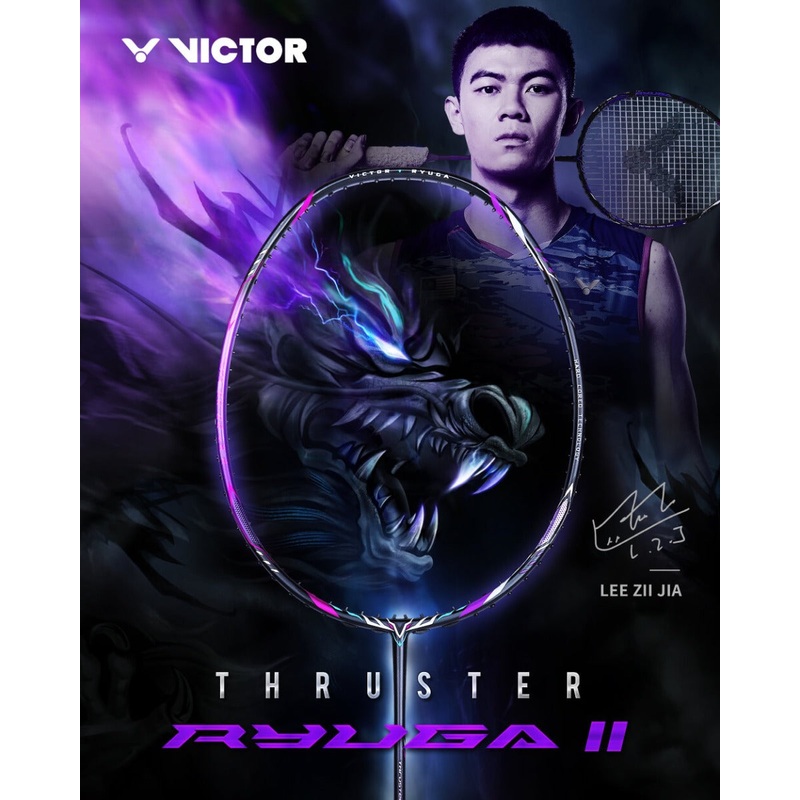 VICTOR Thruster K RYUGA II (TK-RYUGA II) Power Series G5 Unstrung Professional Badminton Racket