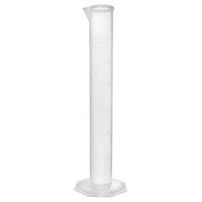 Cylinder Measuring Graduated-Hexagonal, cap. 50ml, Polypropylene (Pack of 10)
