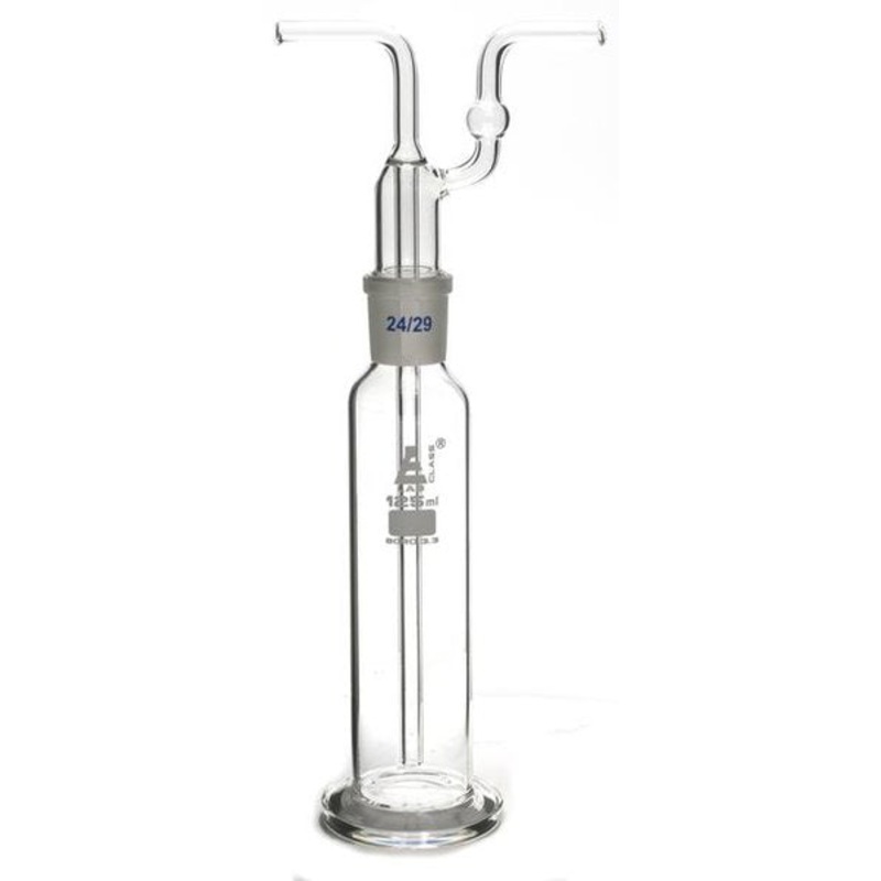 Dreschel Gas washing Bottles 125 cm3 Capacity. socket size 24/29 (BOTTLE ONLY)