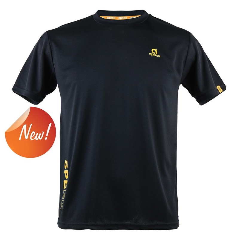 Apacs Dry-Fast Speed Logo T-Shirt (RN323-AT) – Black