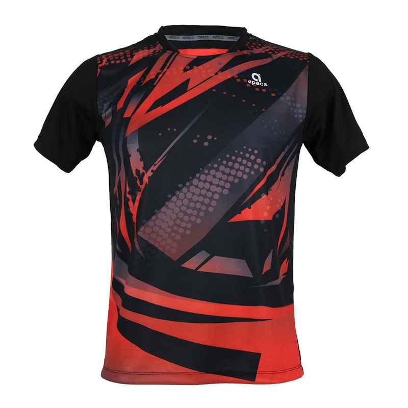 Apacs Dry-Fast T-Shirt (RN10115) – Black/Red