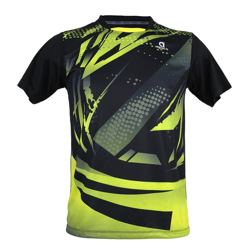 Apacs Dry-Fast T-Shirt (RN10115) – Black/Yellow