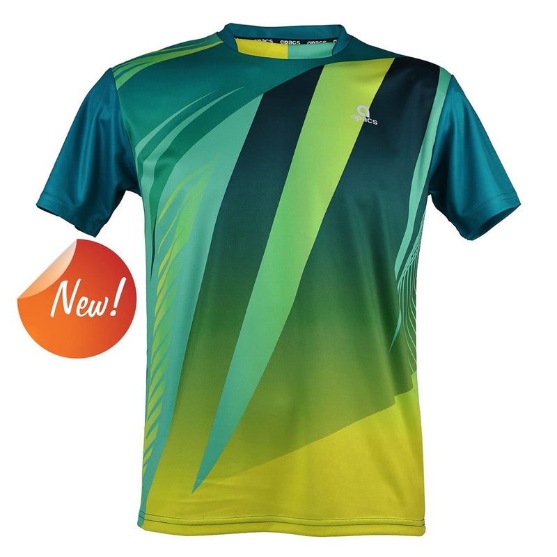 Apacs Dry-Fast T-Shirt (RN10137) – Emerald/Neon Green