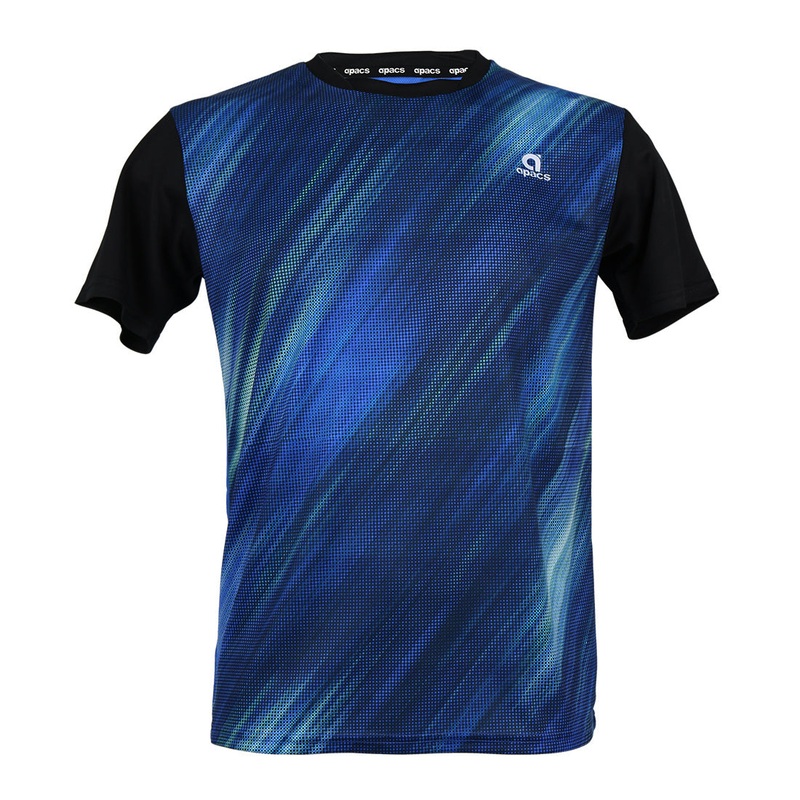 Apacs Dry-Fast T-Shirt (RN3266) – Black/Blue