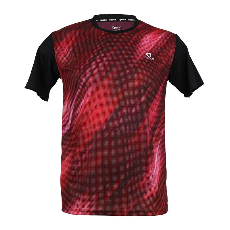 Apacs Dry-Fast T-Shirt (RN3266) – Black/Red