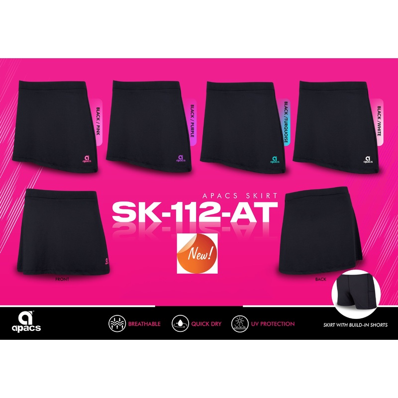 Apacs Ladies Skorts (SK-112-AT) NEW