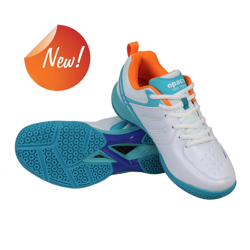 Apacs Pro 730 Shoe – White/Blue