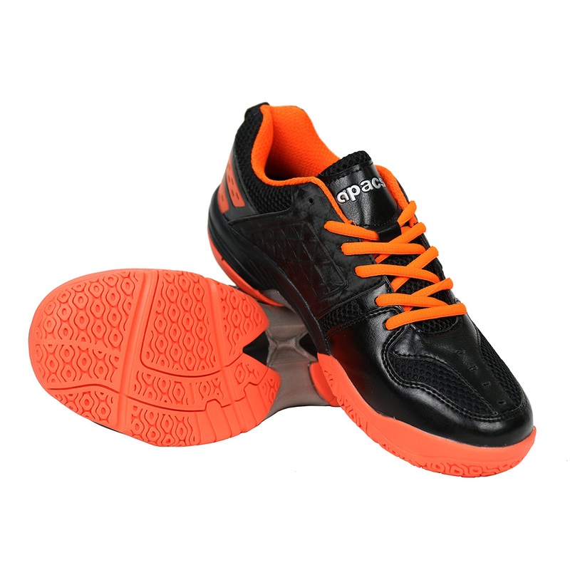 Apacs SP607 Shoe – Black/Orange