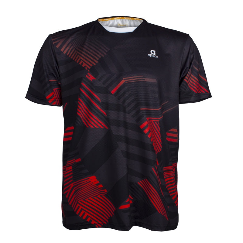 Apacs Dri-Fast T-Shirt (RN10155) – Dark Grey/Orange