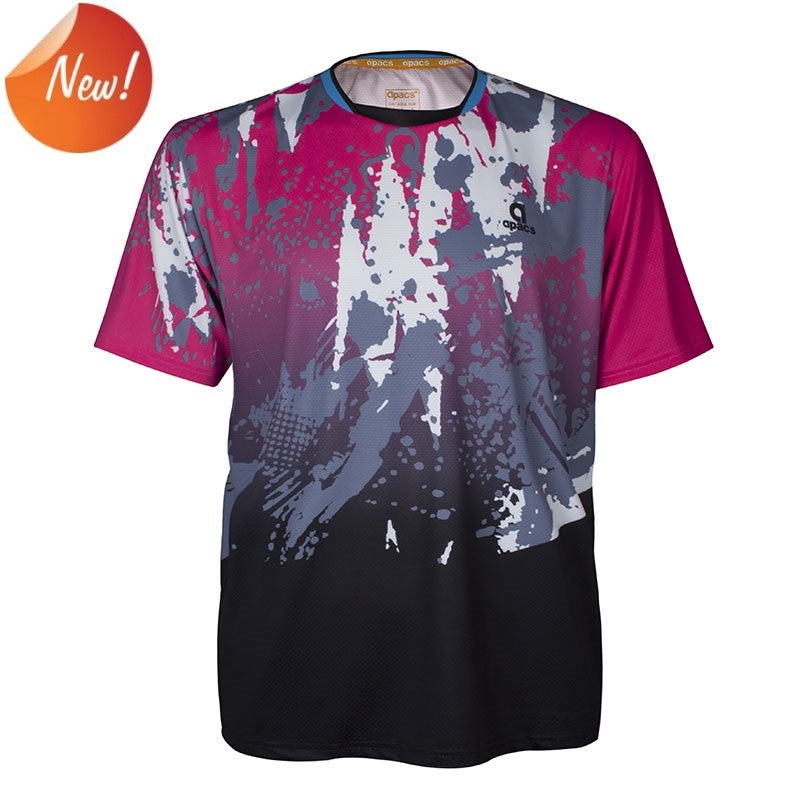 Apacs Dry-Fast T-Shirt (RN10151) – Pink/Black