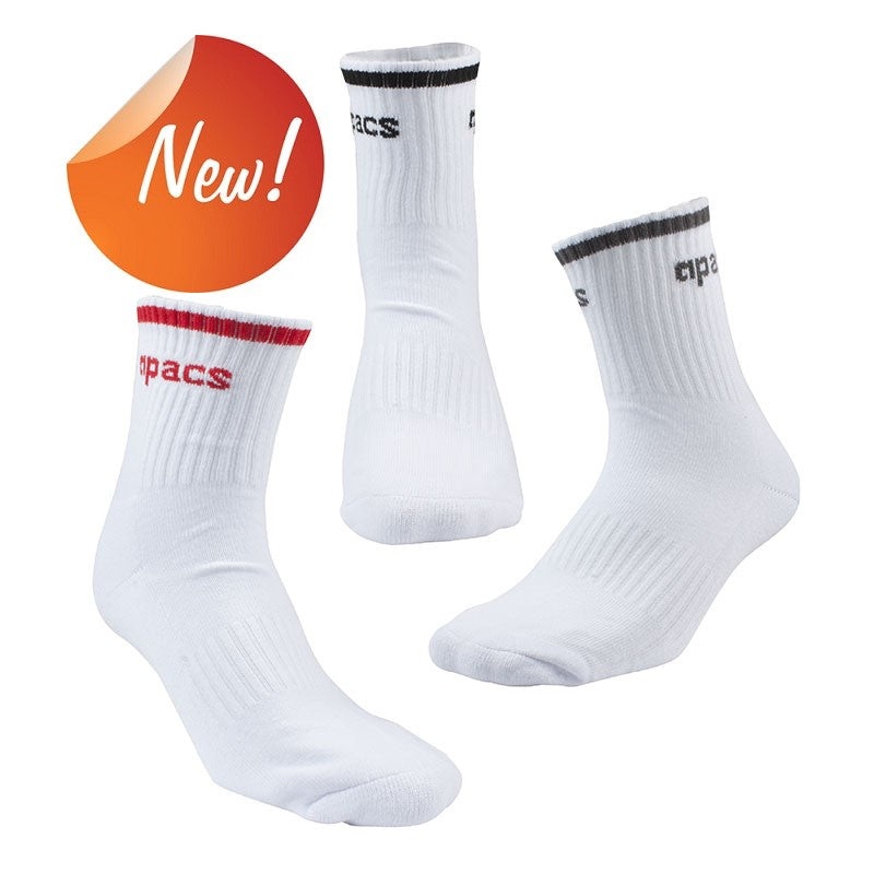 Apacs Socks AP200 V|White/Black|White/Grey|White/Red