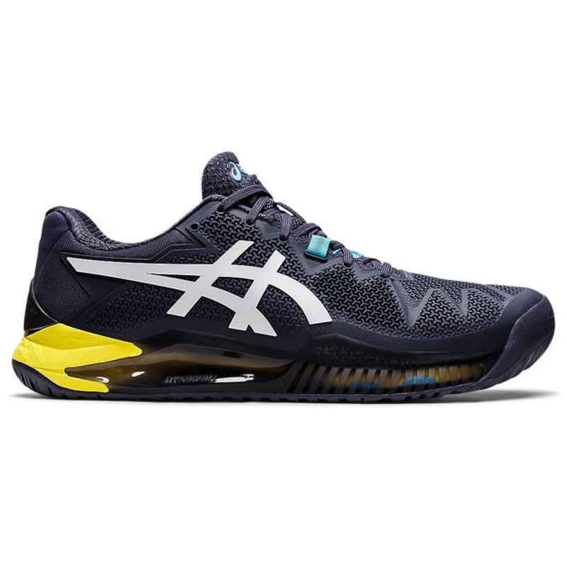 Asics Gel Resolution 8 Hardcourt Mens Indigo Fog / White