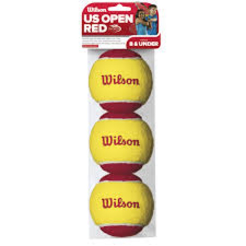 Wilson US Open Red 3B Junior Ball