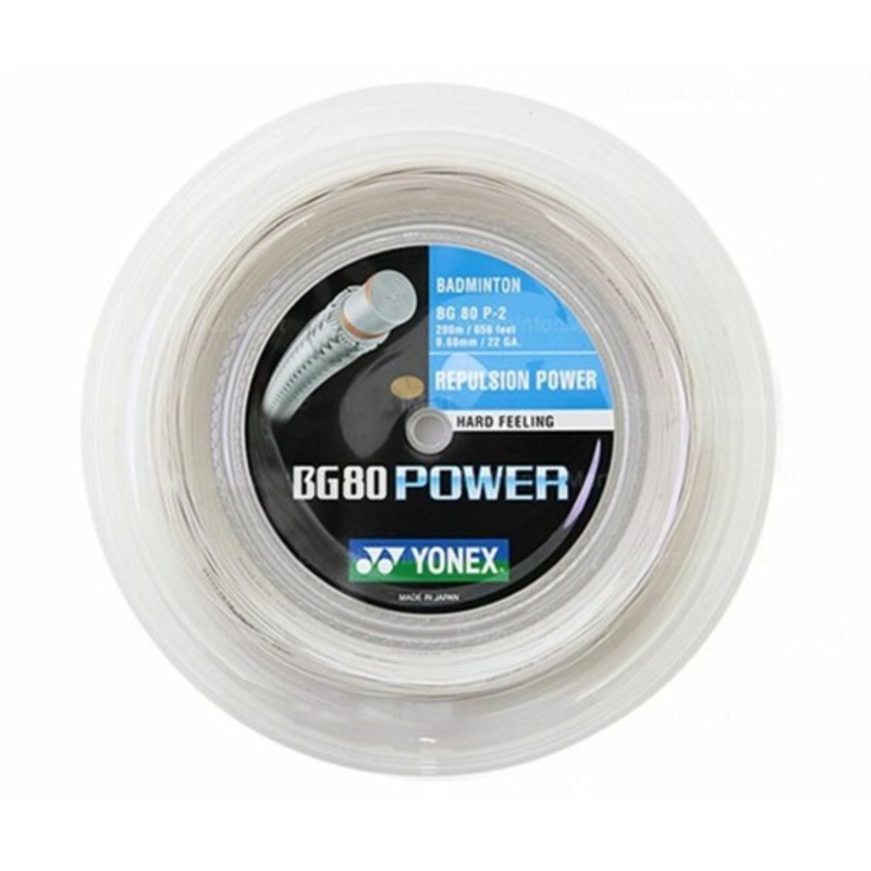 Yonex BG80 Power 200M Reel White