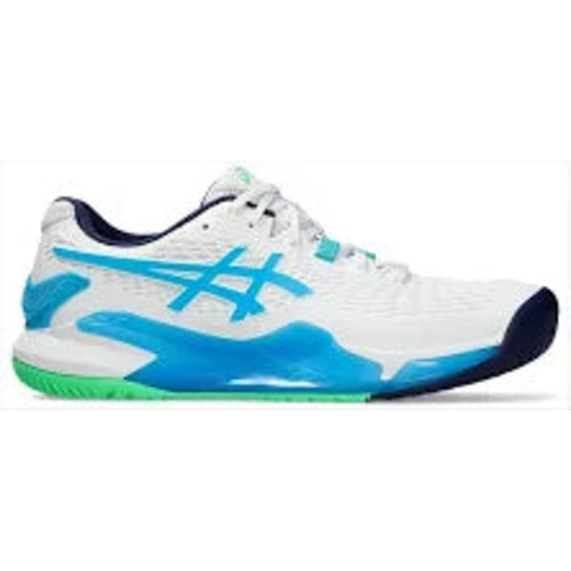 Asics Gel-Resolution 9 (Hardcourt) White/Digital Aqua