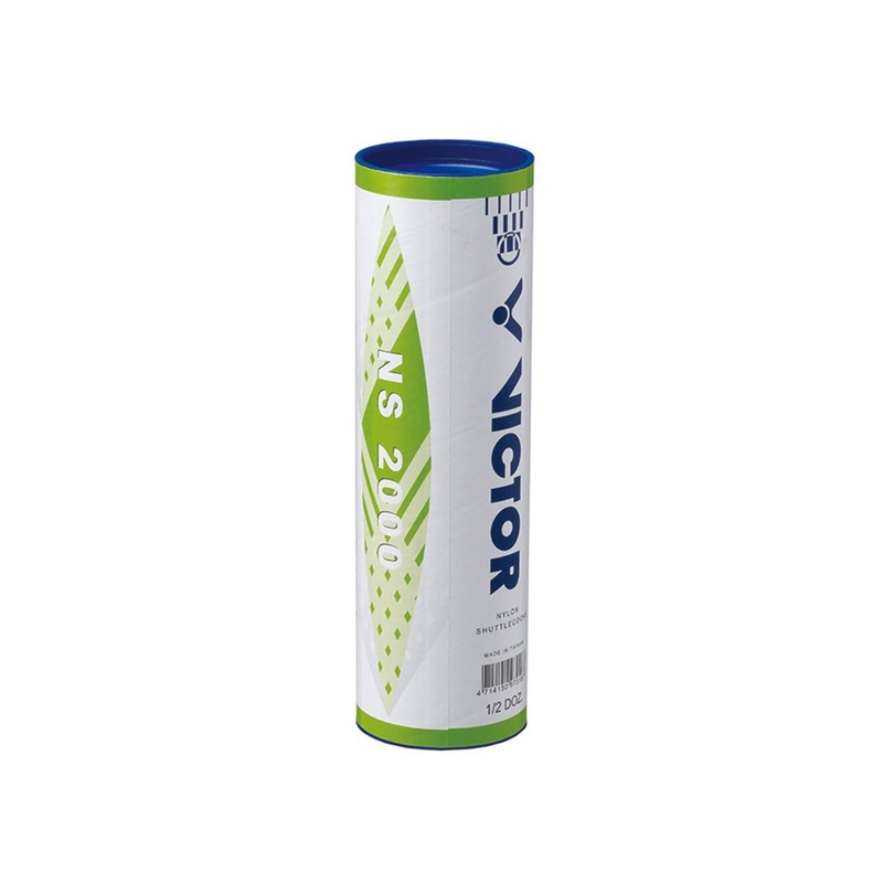 VICTOR NS-2000 2 Tube of Nylon Shuttle Each Tube containing 6 Pieces Nylon Shuttlecock