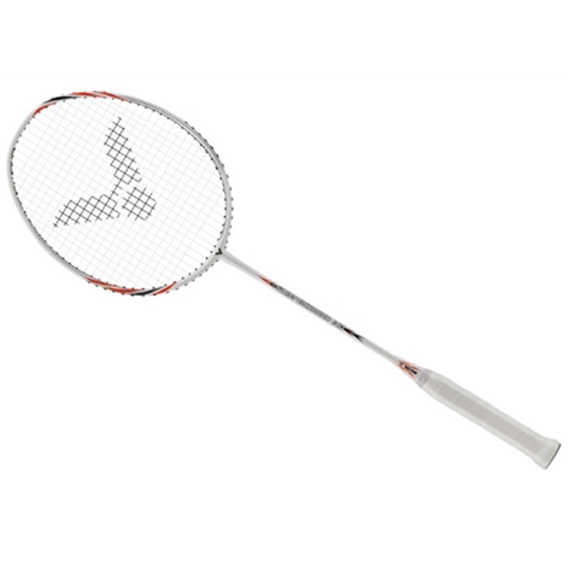 VICTOR Wrist Enhancer 140 New Training Strung Badminton Racket 4U/G5 (White)