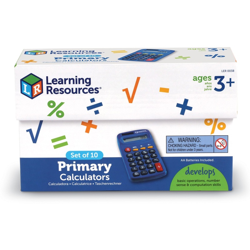 Primary Calculator,  Set of 10
