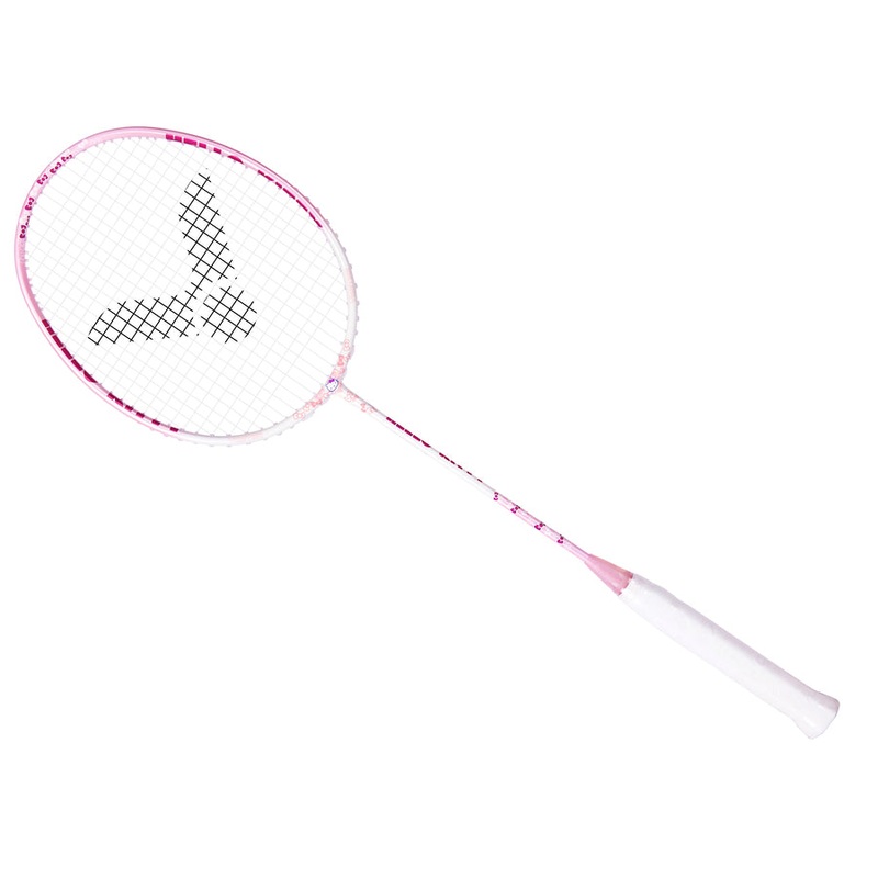 VICTOR X HELLO KITTY DriveX KT I 4U G5 Unstrung Professional Badminton Racket