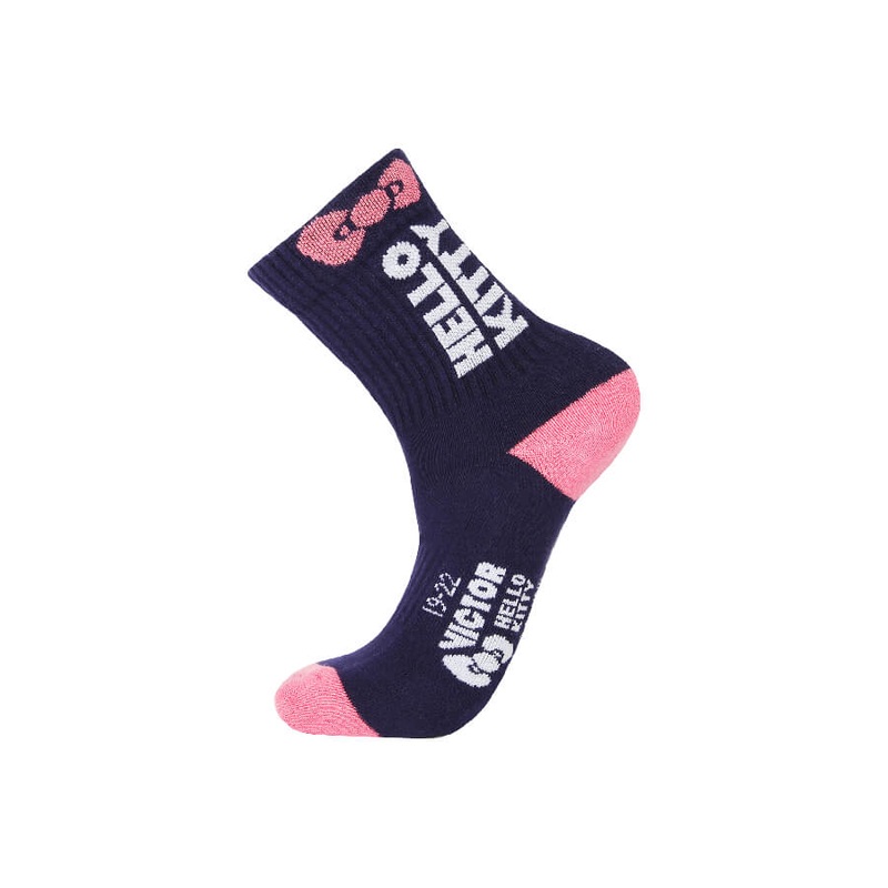 VICTOR X Hello Kitty Junior Long Crew Sport Socks SK-KT210JR-B (S:19-22cm)