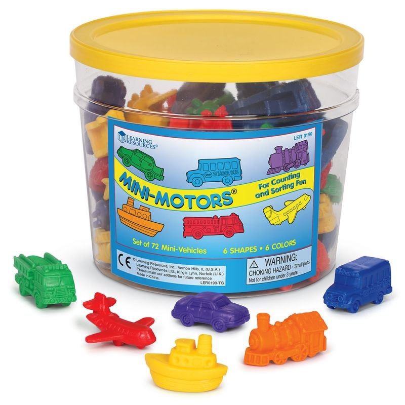 Mini Motors Counters, Set of 72