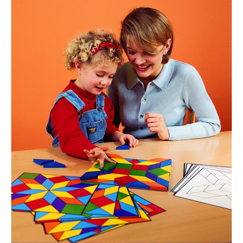 Parquetry Blocks  & Cards Set
