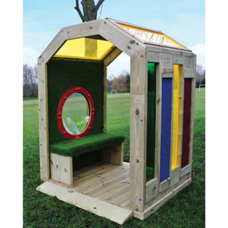SENSORY ARCH WITH BENCH, 1400 x 1200 x 1850mm, bench – 1150 x 400 x 400mm, Each