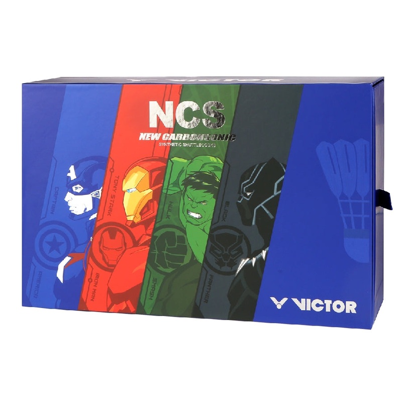 VICTOR AVENGERS NCS CS-77 Synthetic Shuttlecock (Box of 4 Tubes)