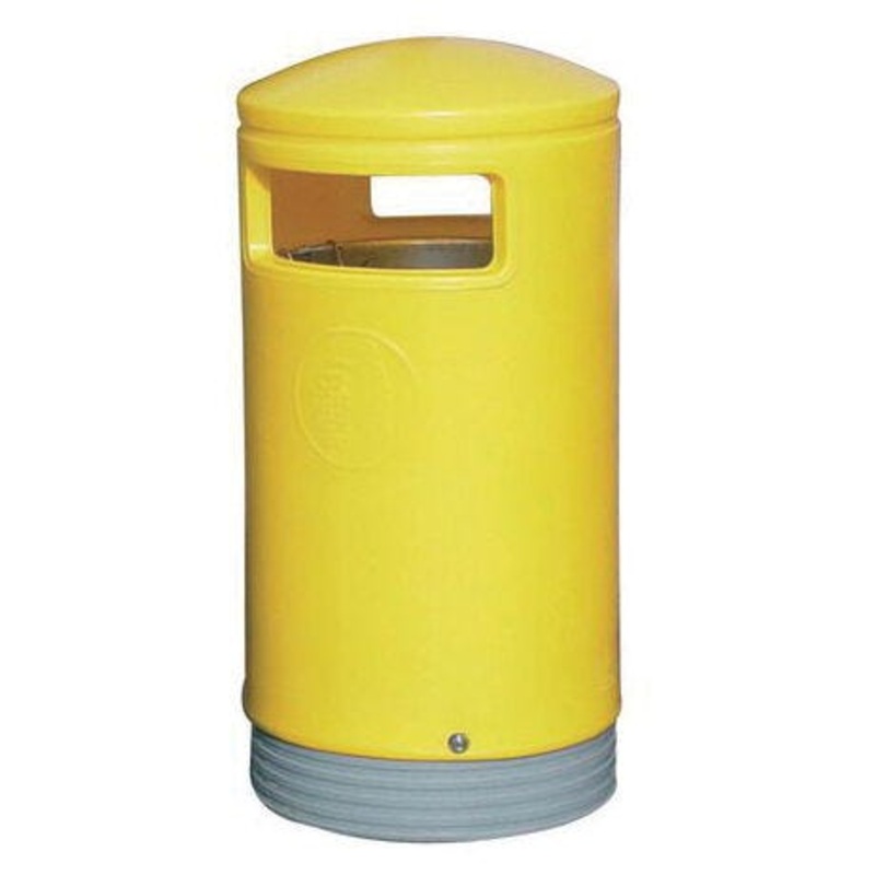 PLASTIC KESTREL BIN, Yellow, Each