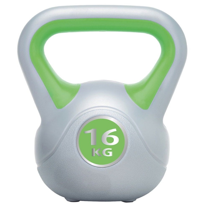 STRENGTH & WEIGHTS, Vinyl Kettlebells, 16kg, Each