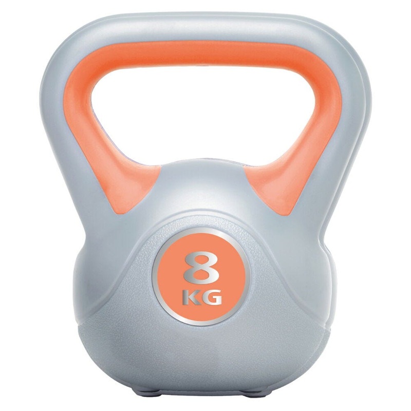 STRENGTH & WEIGHTS, Vinyl Kettlebells, 8kg, Each