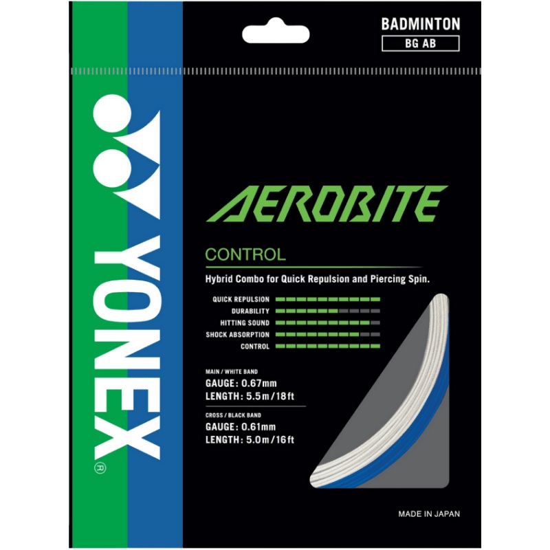 Yonex AEROBITE Badminton String – 10m Set