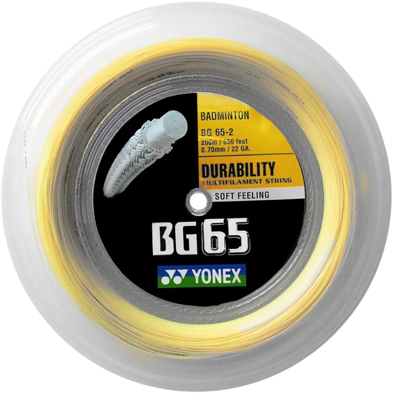 Yonex BG65 Badminton String – 200m Reel