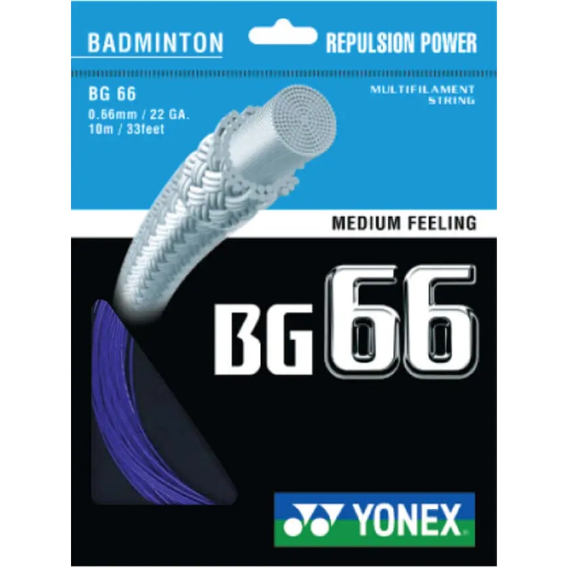 Yonex BG66 Badminton String – 10m Pack