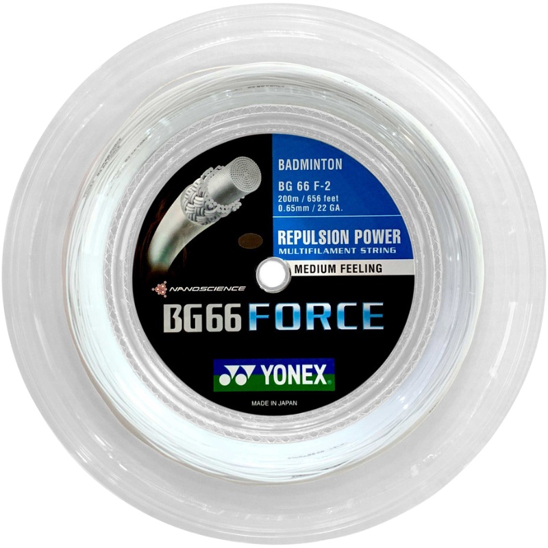 Yonex BG66 Force Badminton String – 200m Reel