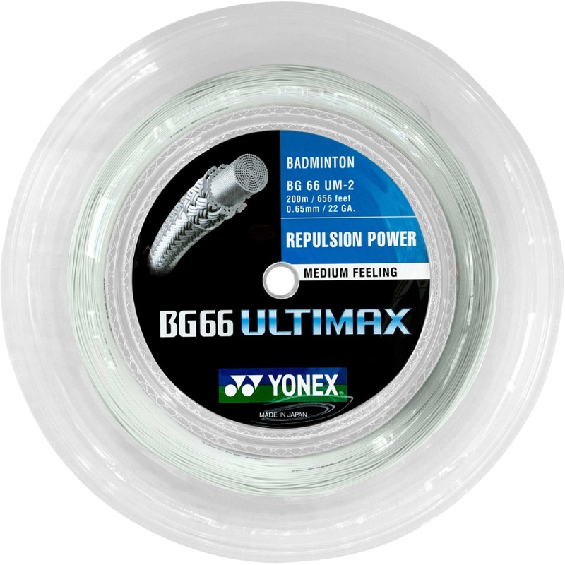 Yonex BG66 Ultimax Badminton String – 200mm Reel