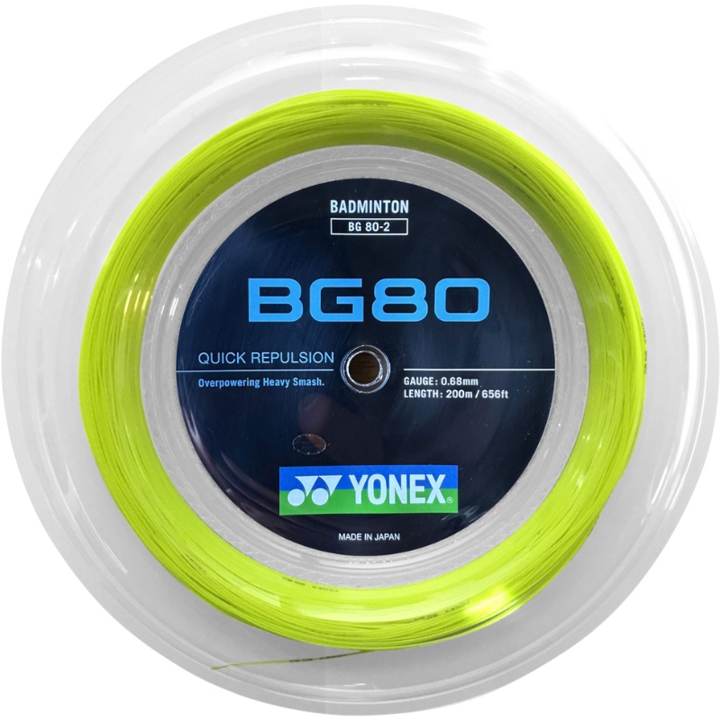 Yonex BG80 Badminton String – 200m Reel