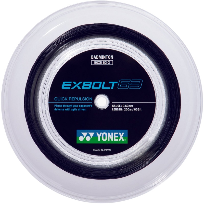 Yonex EXBOLT 63 Badminton String – 200m Reel