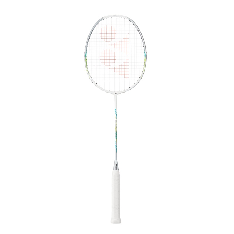 Yonex Nanoflare 555 Badminton Racket – Pre Strung – Metallic White