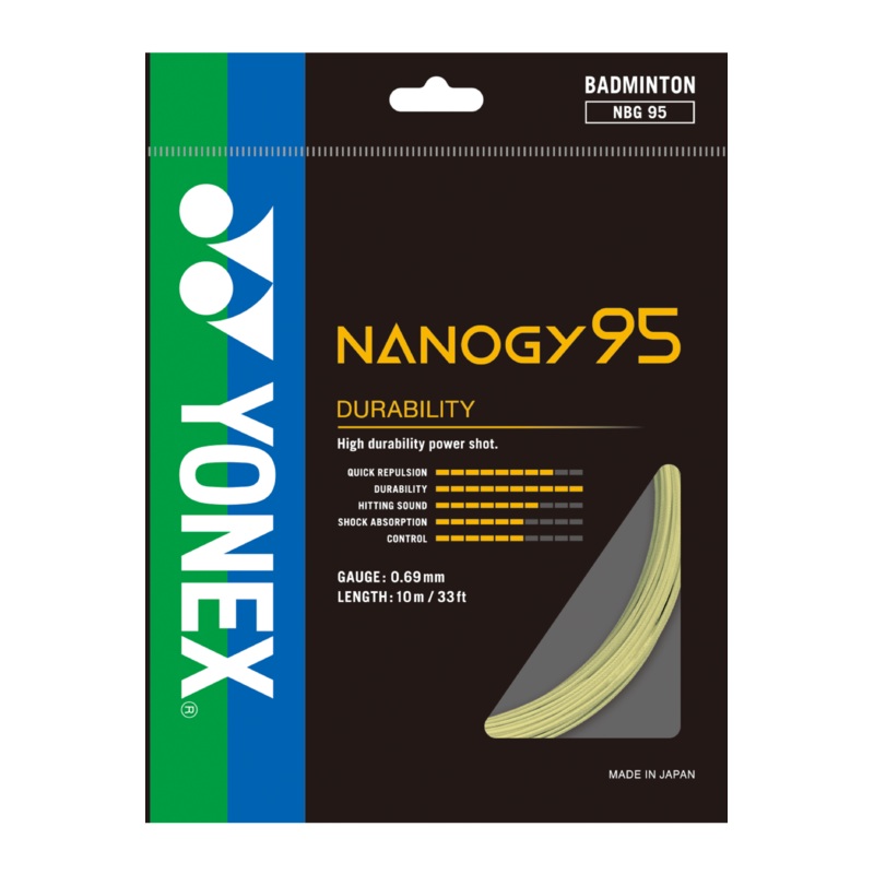 Yonex NANOGY 95 Badminton String – 10m Pack