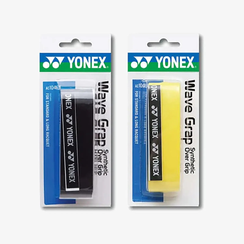 Yonex Wave Grap Overgrip|Black|Yellow